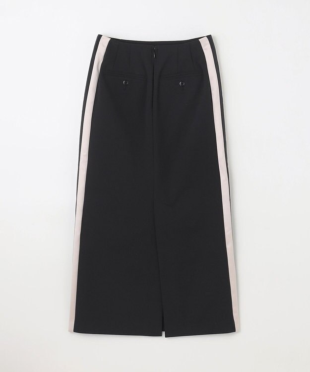 GRACE CONTINENTAL サイドラインジャージスカート ブラック