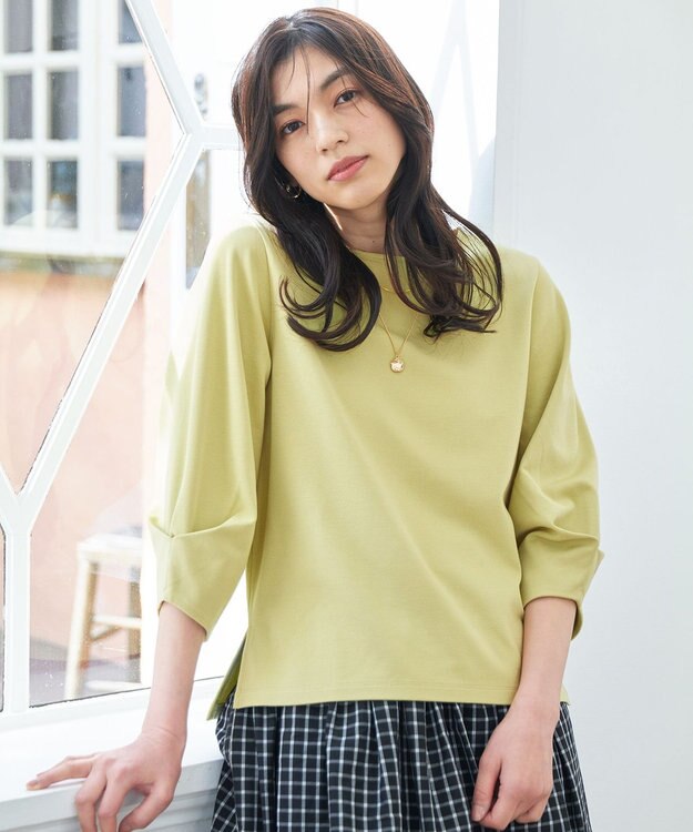 ANY 【WEB限定/洗濯機可/5色展開】サカリバタックスリーブプルオーバー グリーン