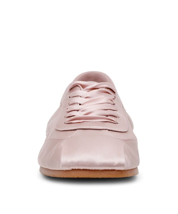 STEVE MADDEN ARTISTE サテンフラットバレエスニーカー ピンク