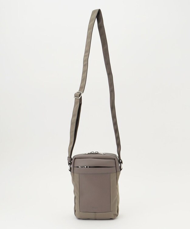 Y'SACCS ブロックモチーフポシェット グレージュ