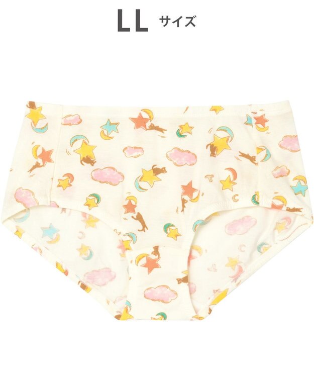 tsumori chisato SLEEP ショーツ　ボーイレングス　はきこみ丈ふかめ　 /ワコール　UPX520 クリーム