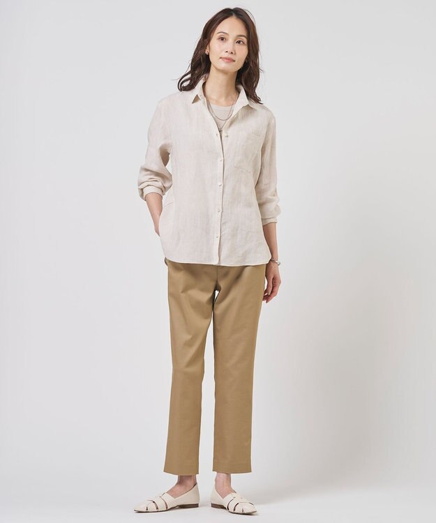 J.PRESS LADIES ドロップ 2連 ネックレス シルバー系