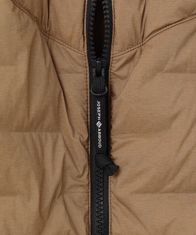 JOSEPH ABBOUD MOUNTAIN 【ストレッチ/撥水/軽量/パッカブル/ライナードッキング対応】2WAYストレッチ ダウン パーカー キャメル系