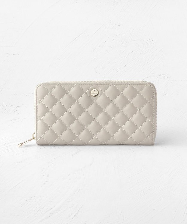 TOCCA TRACE PAVE LONG WALLET 長財布 ベージュ系