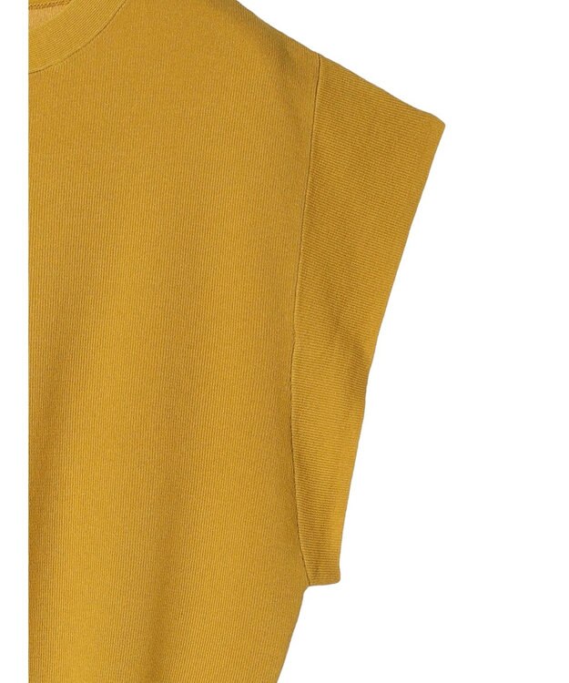 Green Parks 推しニット　フレンチスリーブニットプルオーバー Yellow