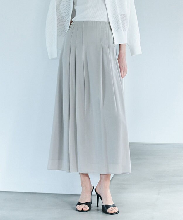 ICB ハイツイストドライメッシュ フレアスカート トープ