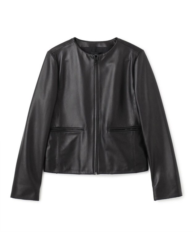 JOSEPH スムースレザー　ジャケット Black