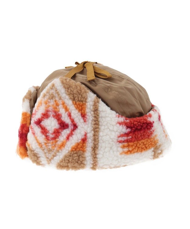 Green Parks ■別注ＰＥＮＤＬＥＴＯＮ　ボアフライトキャップ Beige