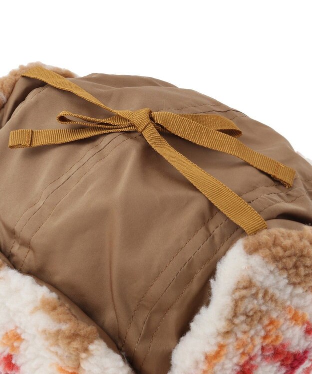 Green Parks ■別注ＰＥＮＤＬＥＴＯＮ　ボアフライトキャップ Beige