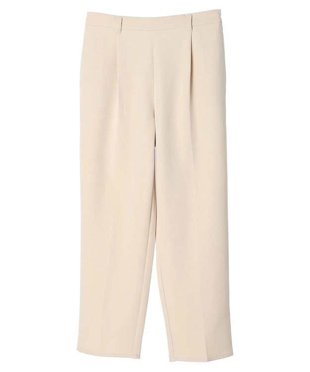 Green Parks きれいシルエットパンツ Ecru