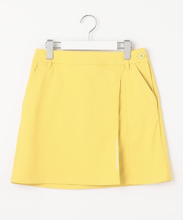 23区GOLF 【WOMEN】スケトラドビーストレッチ 台形 スカート イエロー系
