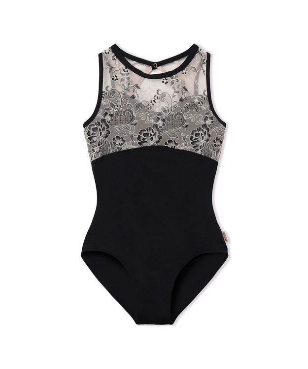 Chacott 【Nela ライン】ジュニア レオタード ブラック