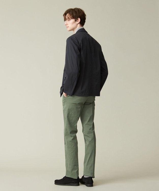 J.PRESS MEN 【ストレッチ】ハードウォッシュパンツ グリーン系