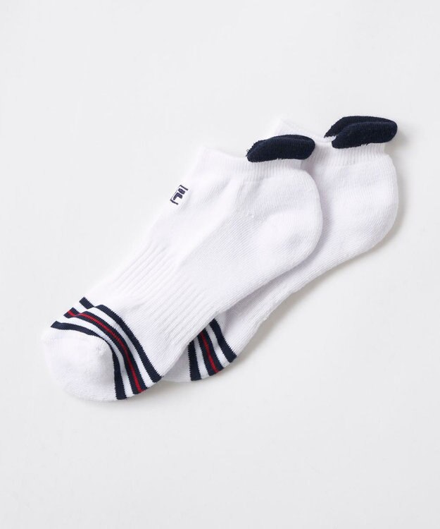 FILA GOLF／marie claire 【FILA GOLF】スニーカー丈ソックス ホワイト