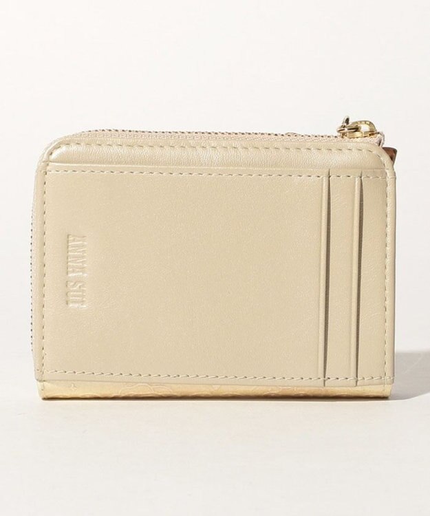 ANNA SUI ローズハート マルチケース ベージュ