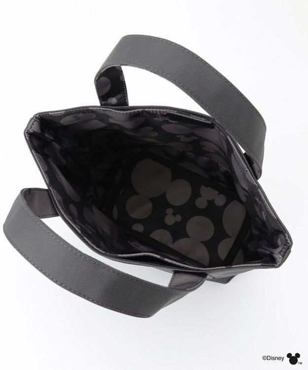 Y'SACCS 【Disney Collection】シルエットプリントトートバッグ　Sサイズ ダークグレー