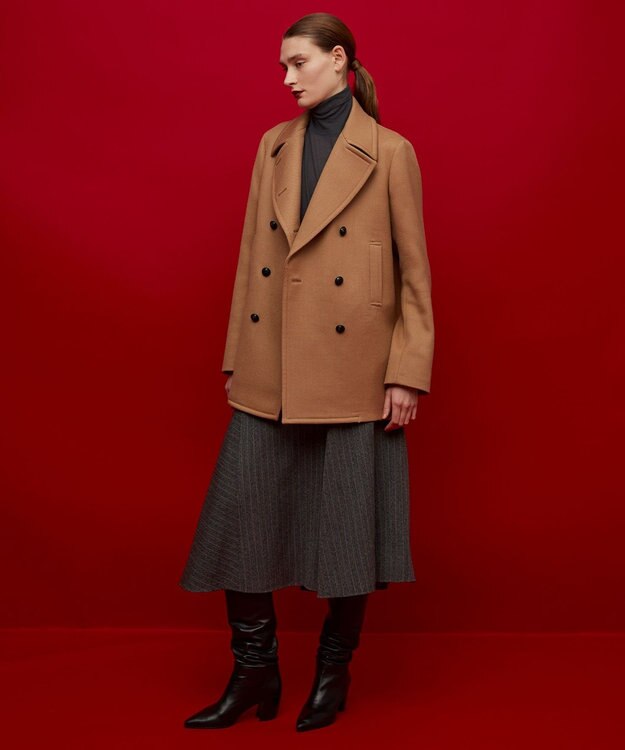 BEIGE， 【S-size】TOURNELLES / Pコート Camel