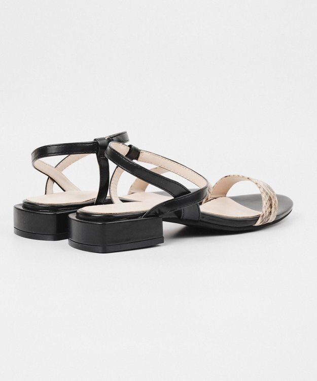 BONTRE 【PRECIEUX JOUET/プレシュウジュエ】オーバーヒールストラップサンダル/014PJ パイソン