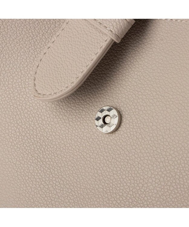 UNBILLION カシュカシュ cachecache / ベルトフラップメッシュハンドル2wayトート ライトグレー