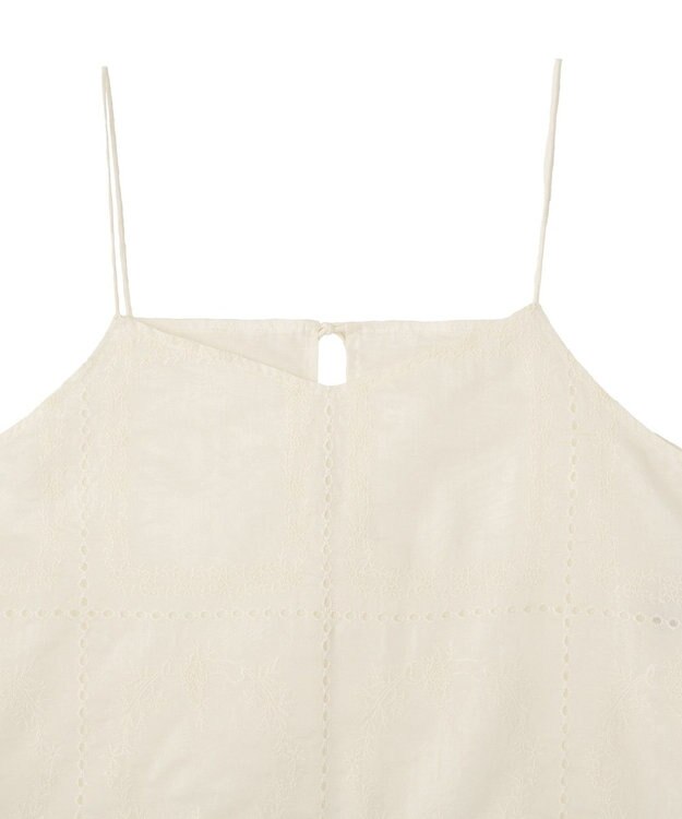 Green Parks 前後２ＷＡＹレース刺繍ビスチェ Ivory