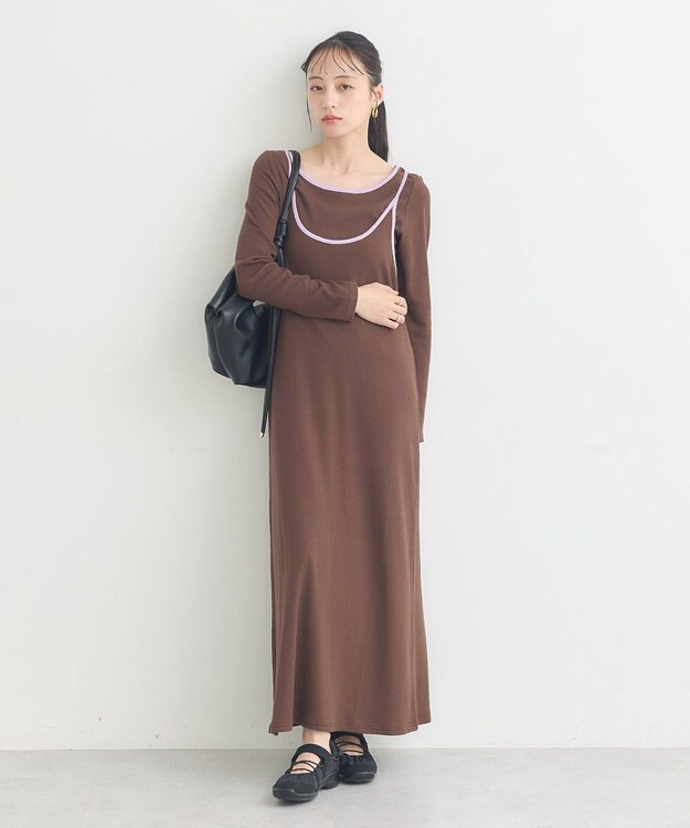 earth music&ecology クロワッサンバッグ Black