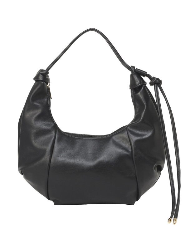 earth music&ecology クロワッサンバッグ Black