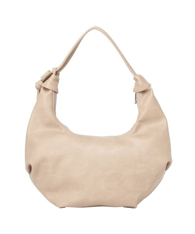 earth music&ecology クロワッサンバッグ Gray Beige