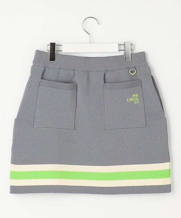 PW CIRCULUS 【軽量/裏地付き】【WOMEN】 ニットスカート グレー系