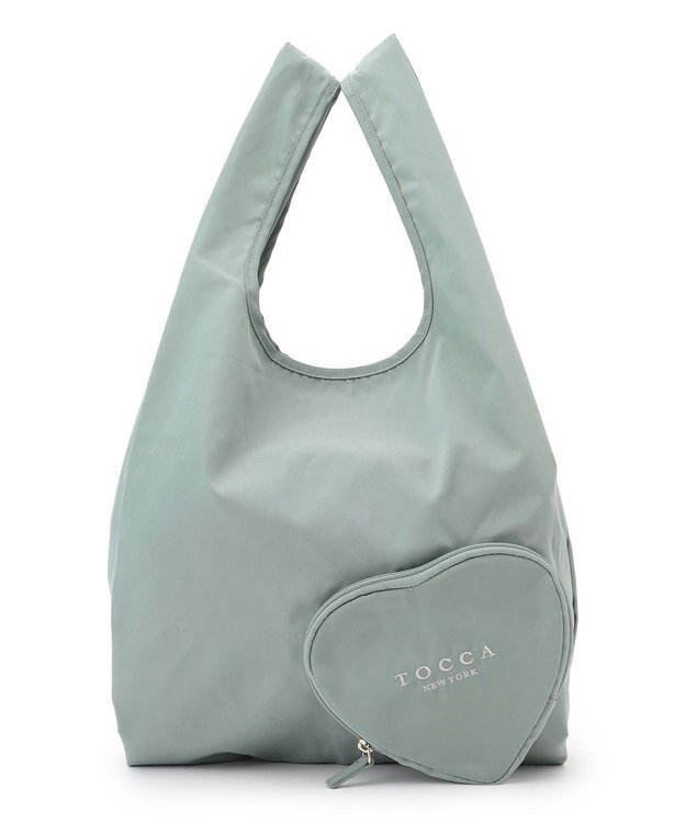 TOCCA 【八木アリサさん着用】【WEB＆一部店舗限定・A4サイズ対応】AVEC CUORE ECOBAG エコバッグ スカイブルー系