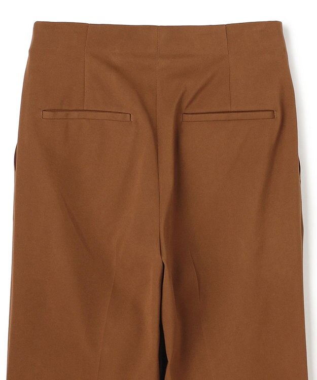 BEIGE， 【洗える】DELANO / ハイストレッチフレアパンツ Caramel