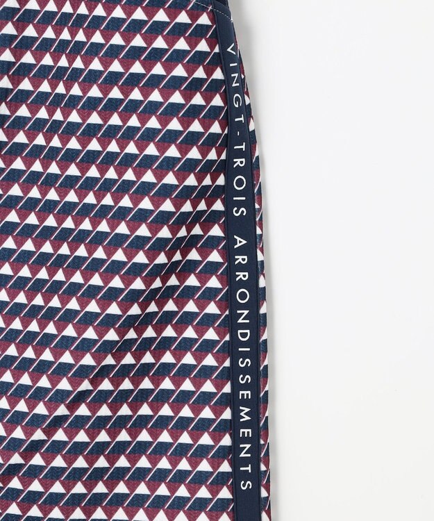 23区GOLF 【WOMEN】フラッグ総柄プリントストレッチスカート レッド系5