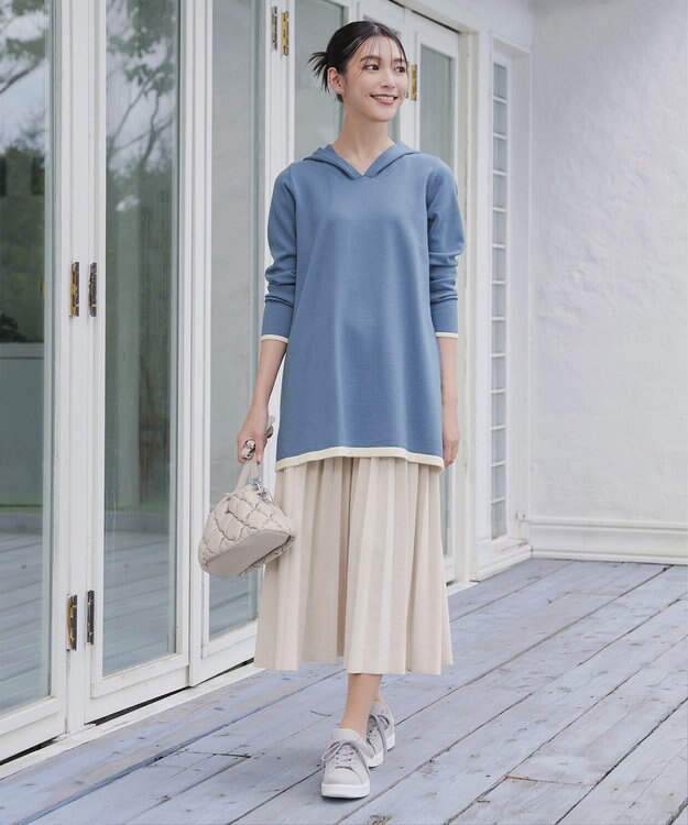 Tiaclasse キルティング巾着ショルダーバッグ アイボリー