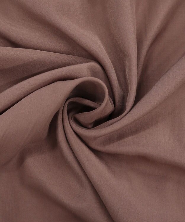 Tiaclasse 【新色追加・洗える】重ねヘムタックブラウス モカ