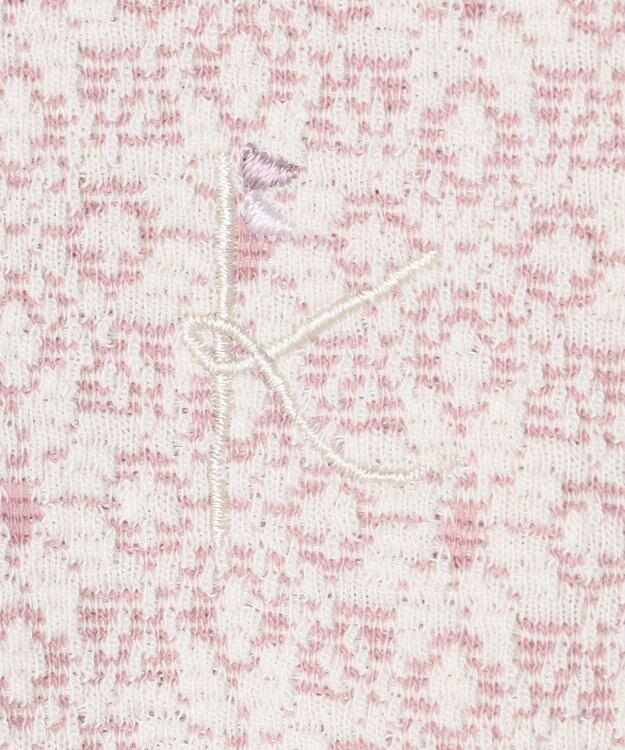 組曲 KIDS 【110-140㎝】 フロストフラワージャガード ワンピース ラベンダー