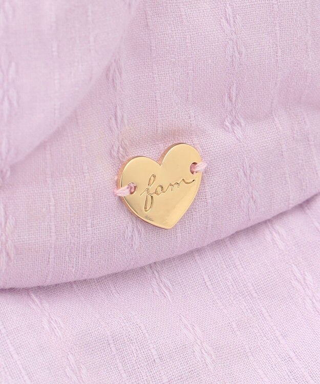 ANY KIDS 日よけ付き リボン ハット ラベンダー