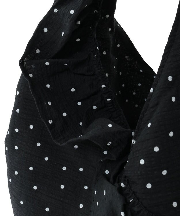 earth music&ecology 【予約】フリルトライアングルバッグ ブラック