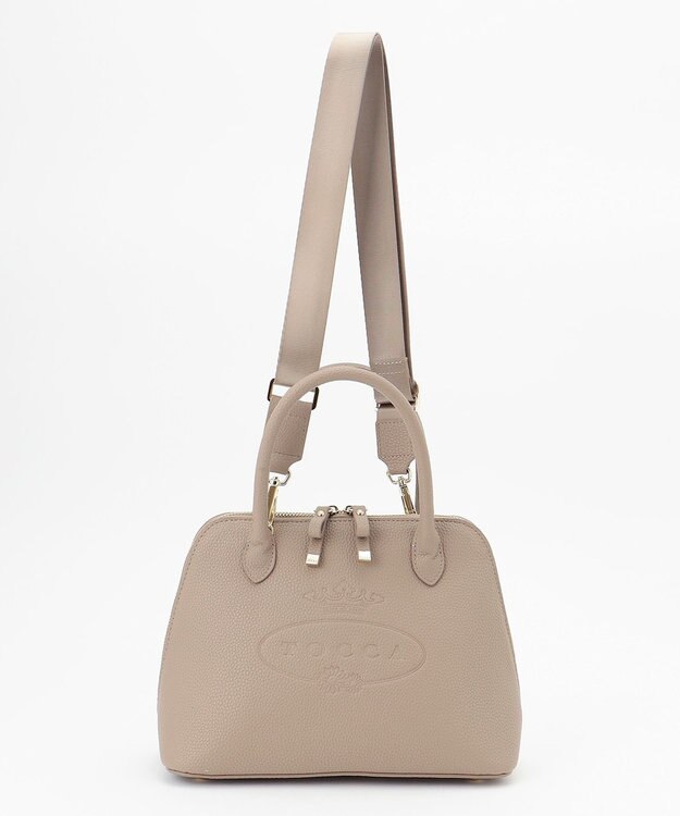 TOCCA CRESTA LEATHER POCHETTE ポシェット ベージュ系