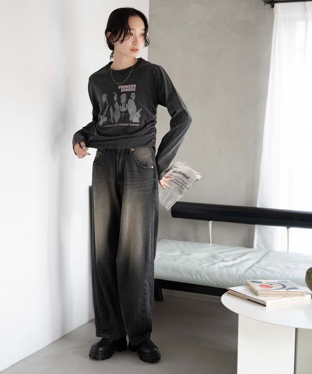 WEGO ヴィンテージライクドロストロンT 柄1