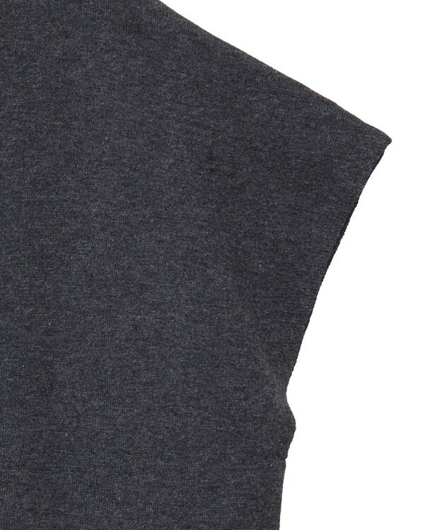 AMERICAN HOLIC フレンチスリーブＶネックニットカーディガン Charcoal Gray