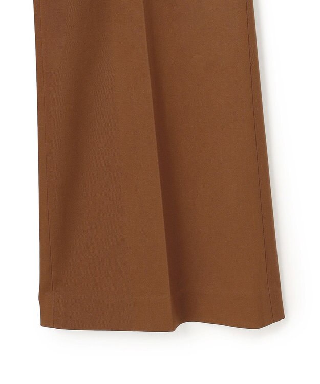 BEIGE， 【洗える】DELANO / ハイストレッチフレアパンツ Caramel