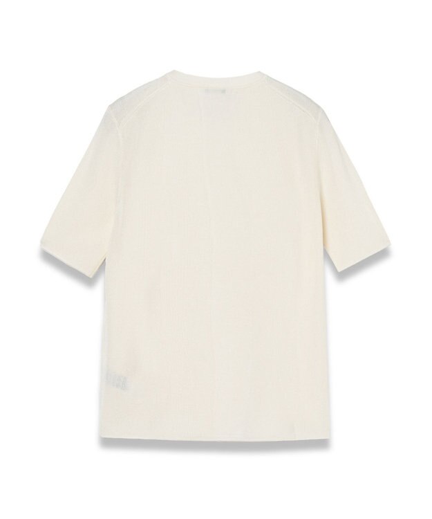 JOSEPH クリスピーレーヨン　ショートスリーブニット Ivory