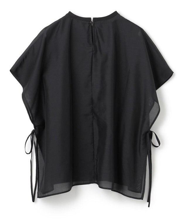 UNFILO 【洗える】シアーレイヤード Tシャツ ブラック