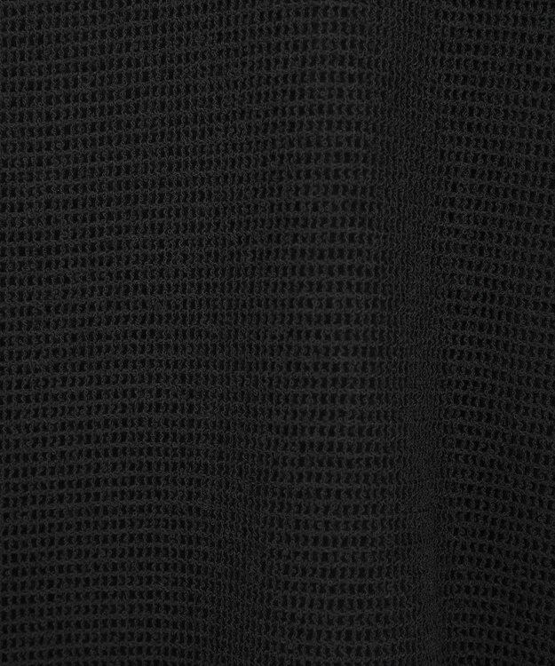 Green Parks 半袖メッシュドッキングチュニック Black