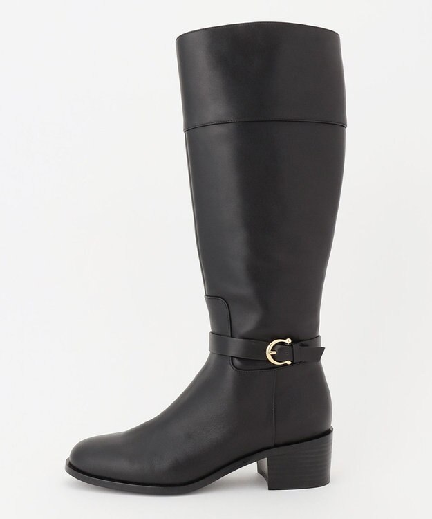 J.PRESS LADIES ベルト ロング ブーツ ブラック系