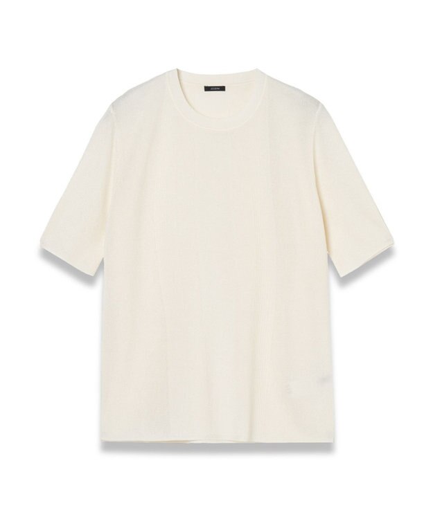 JOSEPH クリスピーレーヨン　ショートスリーブニット Ivory