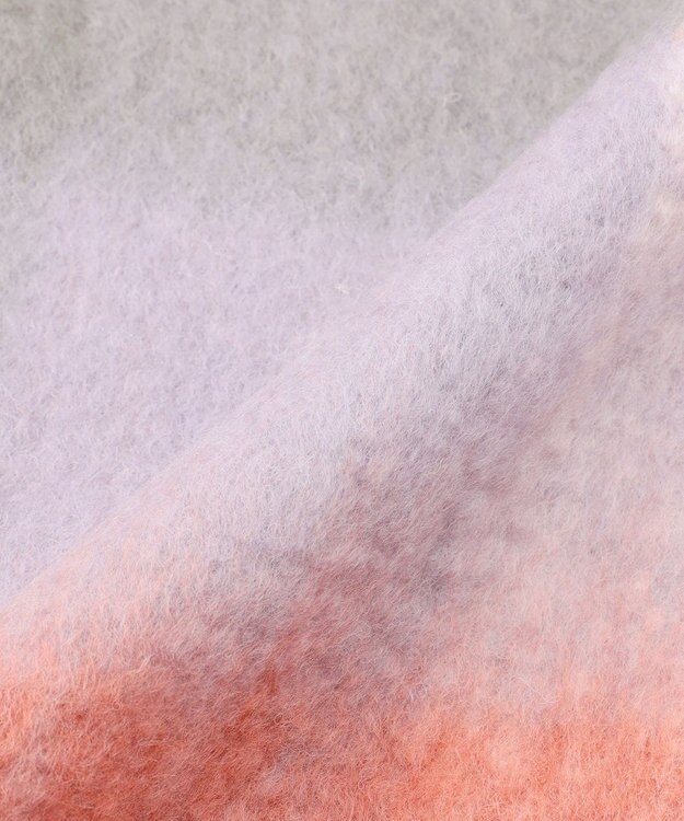 J.PRESS YORK STREET 【WOMEN】PANKAJ マルチカラ－マフラー ピンク系3