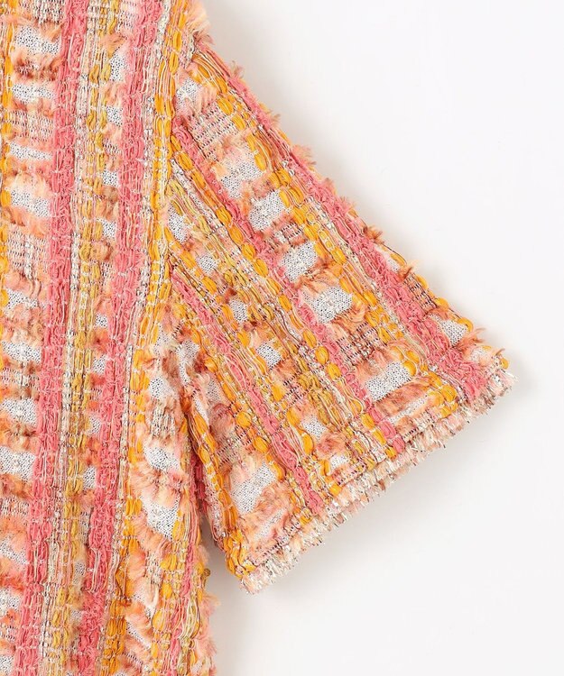 自由区 【カトリエムブーケ】Melange de couleurs カラーミックスプルオーバー ピンク系