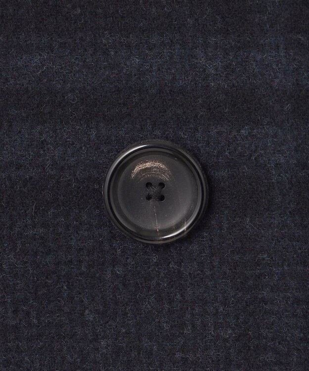 JOSEPH HOMME PLAID MELTON COAT ネイビー系3