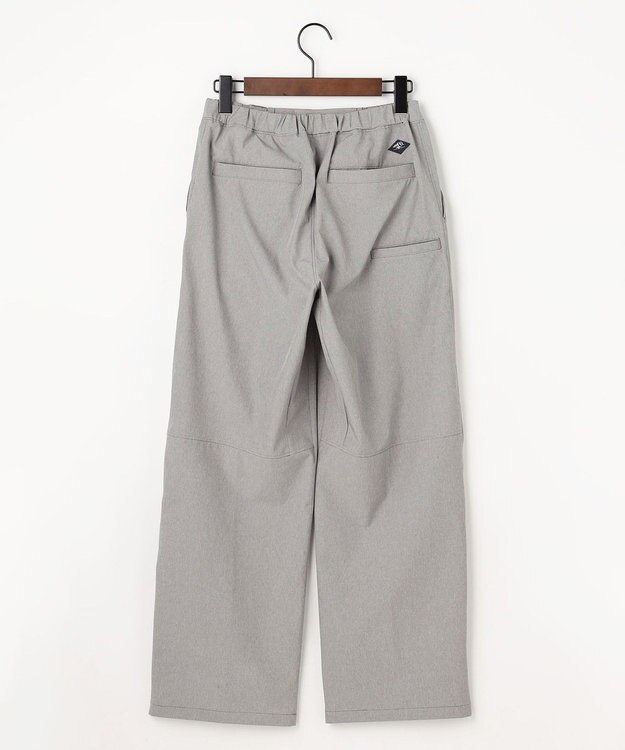 JOSEPH ABBOUD MOUNTAIN 【ストレッチ/5ポケット/ECO撥水/ソフト】ハイパワーシャンブレーピケストレッチ パンツ ライトグレー系
