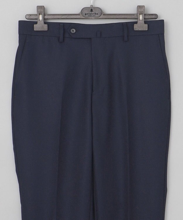 GOTAIRIKU 【御幸毛織】ドライスピナーツイルストレッチスーツ_ネイビー格子 ネイビー系8